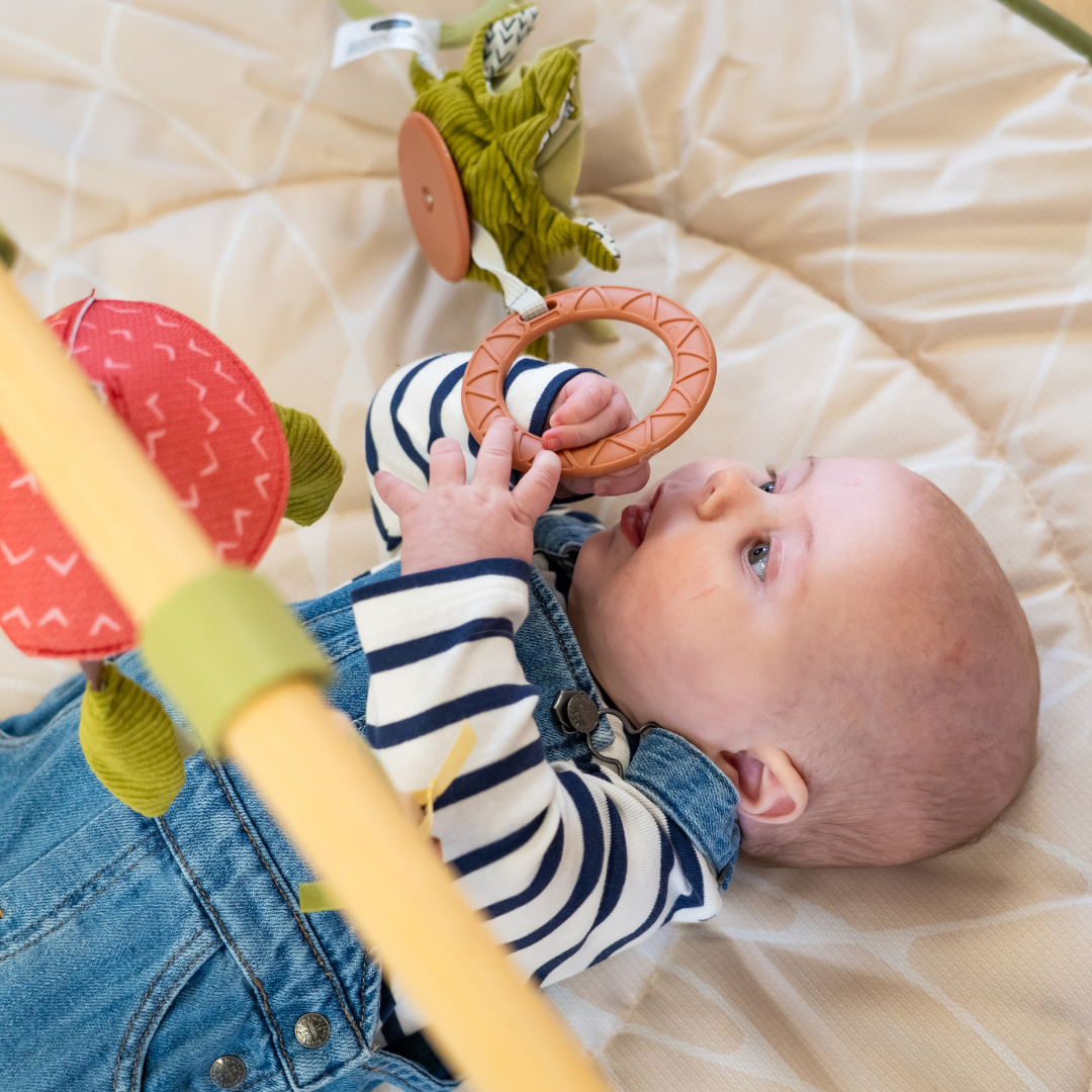 Nursery Baby playing on mat
